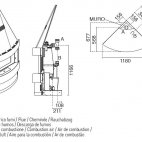 Camino a pellet Raffaello ventilazione frontale - 10 kw